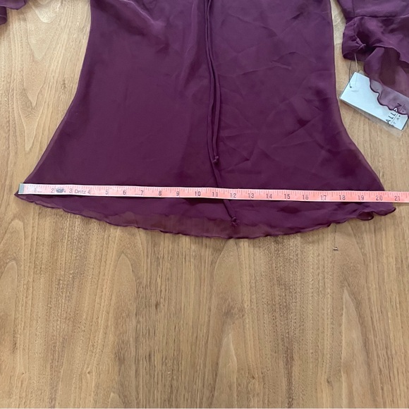 NWT Allen by ABS Sheer top size M - Picture 4 of 12